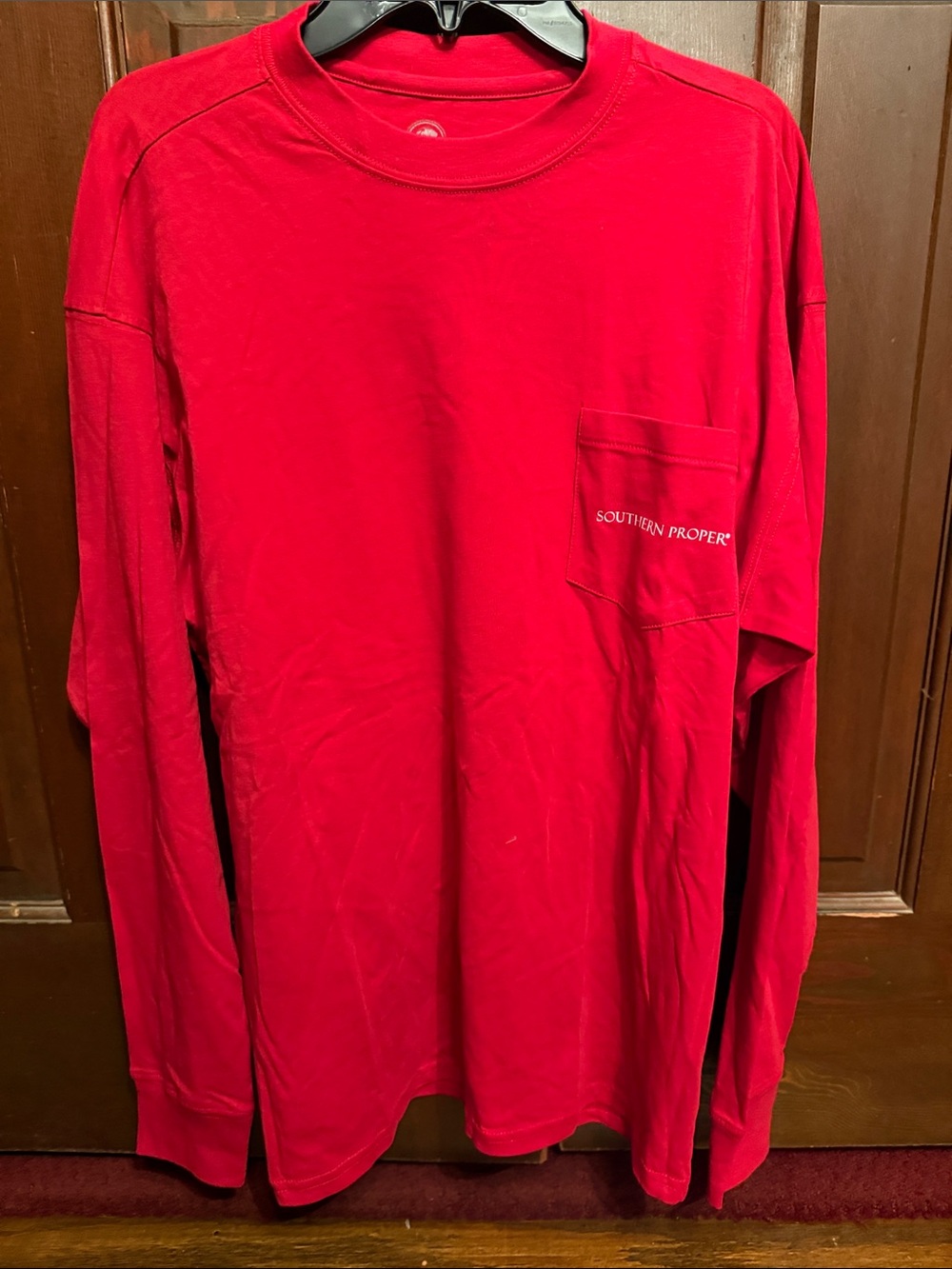 Southern Proper Long-Sleeve Pocket Holiday Tee